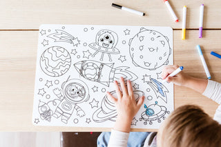 Silicone Reusable Coloring Placemat