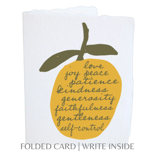 Fruits of the Spirit | Christian Religious Greeting Card