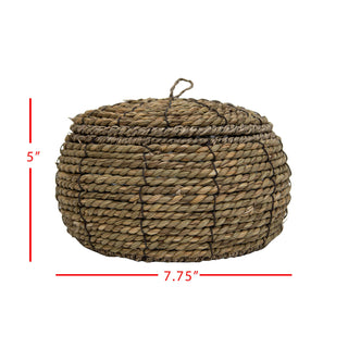 Lina Natural Woven Canister