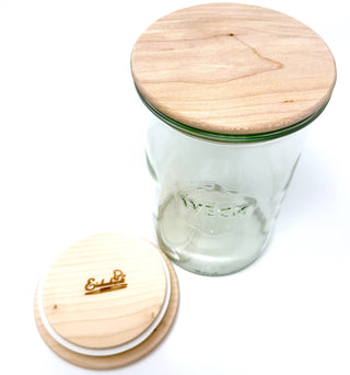 WECK® Mold Jar 850ml with Beechwood Lid