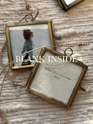 Blank Ornament, Mini Frame, Christmas Ornament