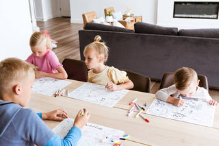 Silicone Reusable Coloring Placemat