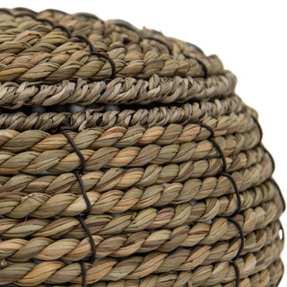 Lina Natural Woven Canister