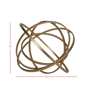 Prescott Folding Orb Brass