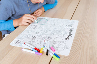 Silicone Reusable Coloring Placemat