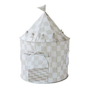 Kids Play Tent Castle with Recycled Fabric - Prints