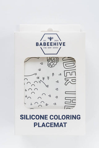 Silicone Reusable Coloring Placemat