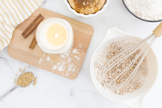 Warm Caramel Crumble - Soy Wax Mason Jar Candle