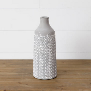 Vase - Embellished Cement