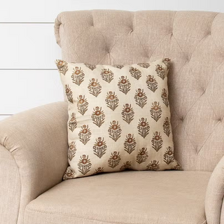 Pillow - Block Print Silhouette