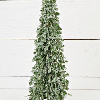 Icy Boxwood Brush Tree