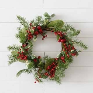 Wreath - Mixed Foliage, Berries And Pods