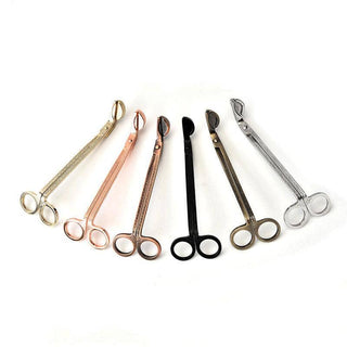 Engraved Luxe Stainless Steel Candle Wick Trimmers