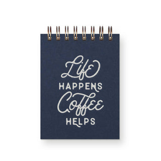 Life Coffee Mini Jotter Notebook