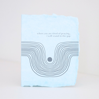 "Standing in the Gap" Religious Folded Greeting Card